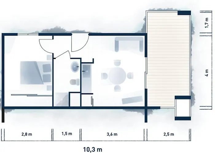 Front De + Piscine
